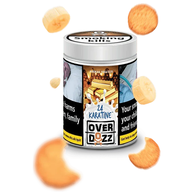 OverDozz 24 Karatine (Capuccino & Cookies) - shishagear - UK Shisha Hookah Black Friday