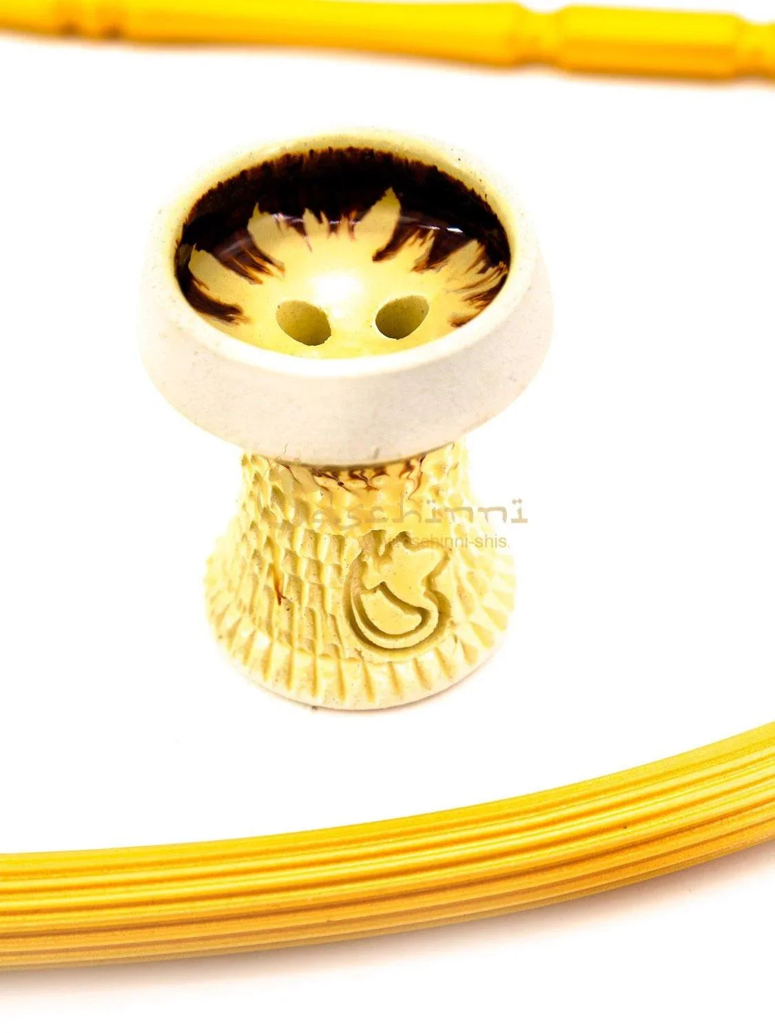 Dschinni Transformer Gold Set + Fireclay Nero Marron - shishagear - UK Shisha Hookah Black Friday