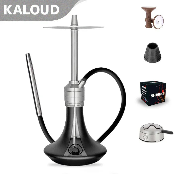 Steamulation Pro X Mini Shisha - Schwarz Matt