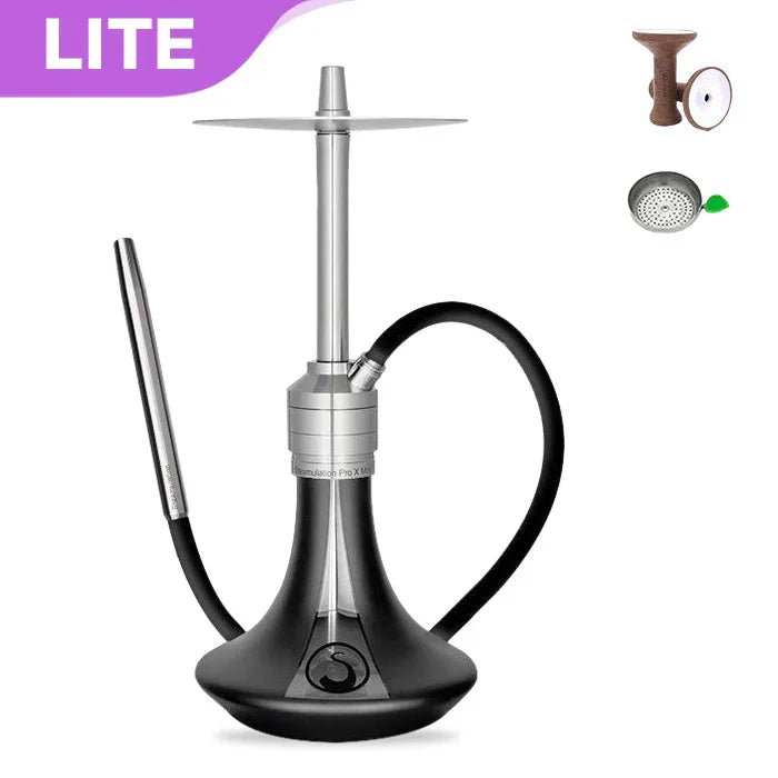 Steamulation Pro X Mini Shisha - Schwarz Matt