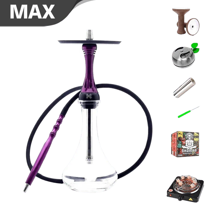 Alpha Hookah X Set - Purple - shishagear - UK Shisha Hookah
