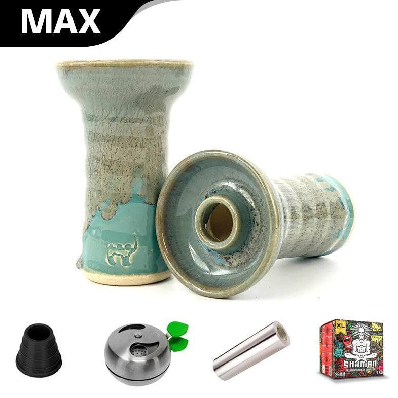 Alpaca Suri V2 Bowl - Aqua - shishagear - UK Shisha Hookah Black Friday
