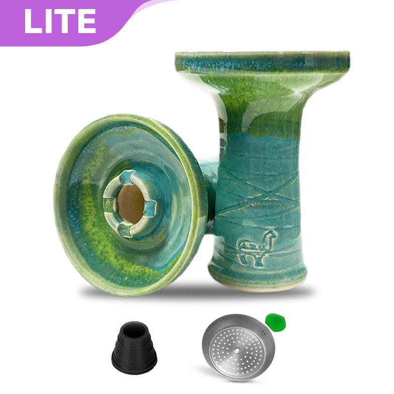 Alpaca Rook Shallow Bowl - Lime Denim - shishagear - UK Shisha Hookah Black Friday