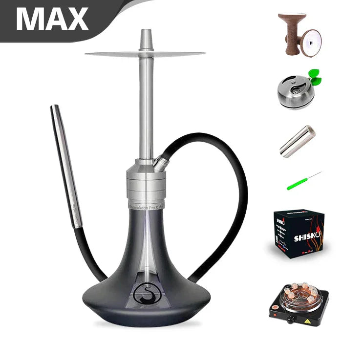 Steamulation Pro X Mini Shisha - Atlantic Blue Matt
