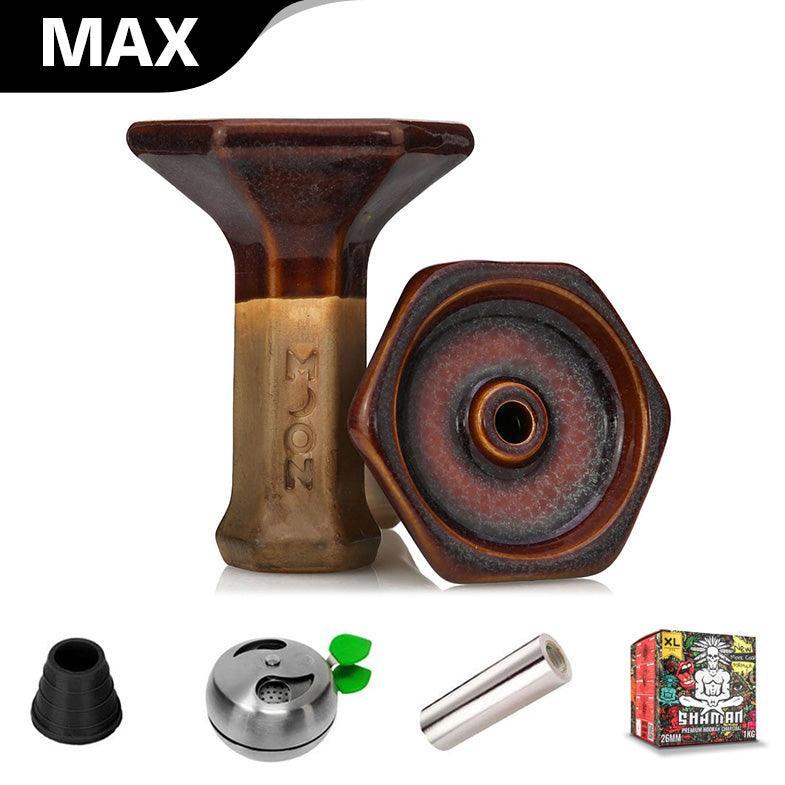 Moon Grand Phunnel Bowl - Brown Honey - shishagear - UK Shisha Hookah Black Friday