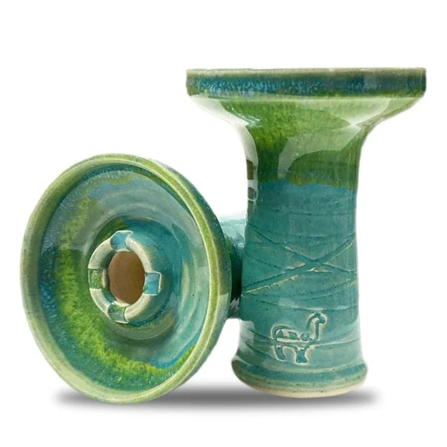 Alpaca Rook Shallow Bowl - Lime Denim - shishagear - UK Shisha Hookah Black Friday