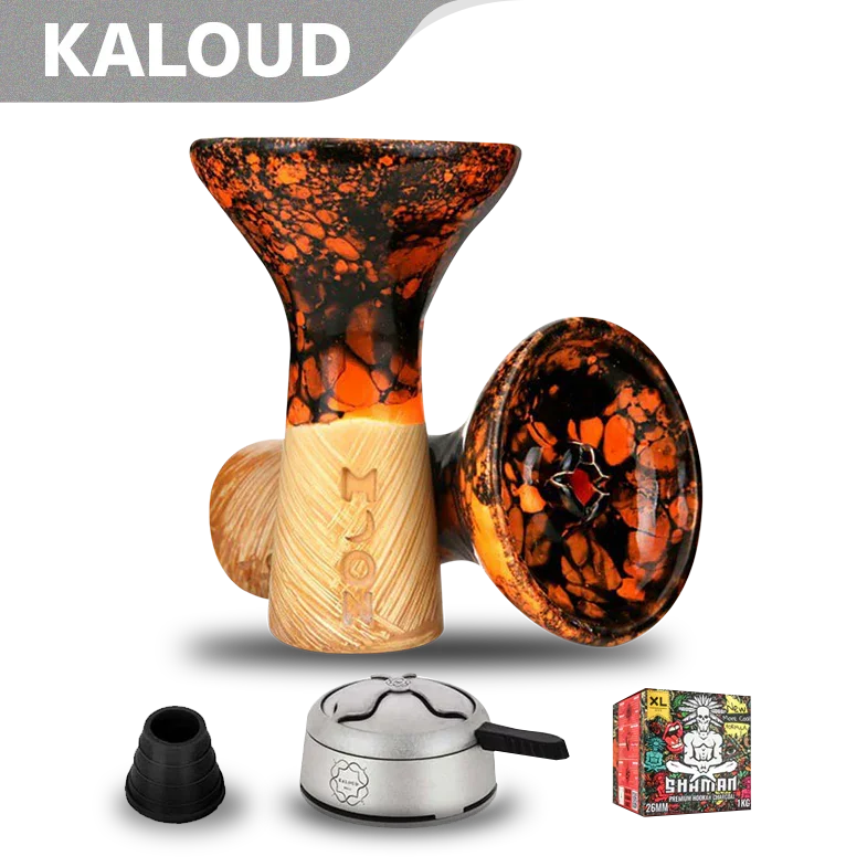 Moon Phunnel Schale - Marmor Rot Schwarz