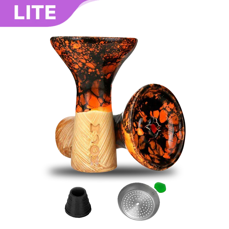 Moon Phunnel Schale - Marmor Rot Schwarz