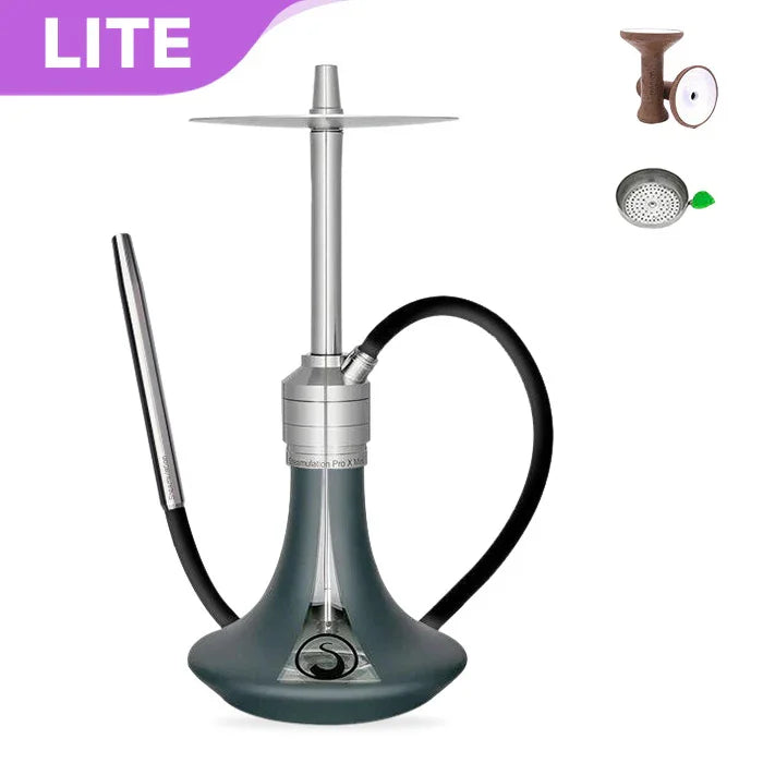 Steamulation Pro X Mini Shisha - Petrolgrün Matt