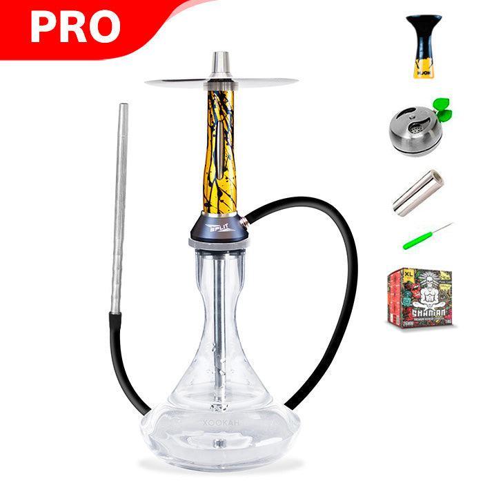 Nova Smoke Split Hookah - Gold Black - shishagear - UK Shisha Hookah Black Friday