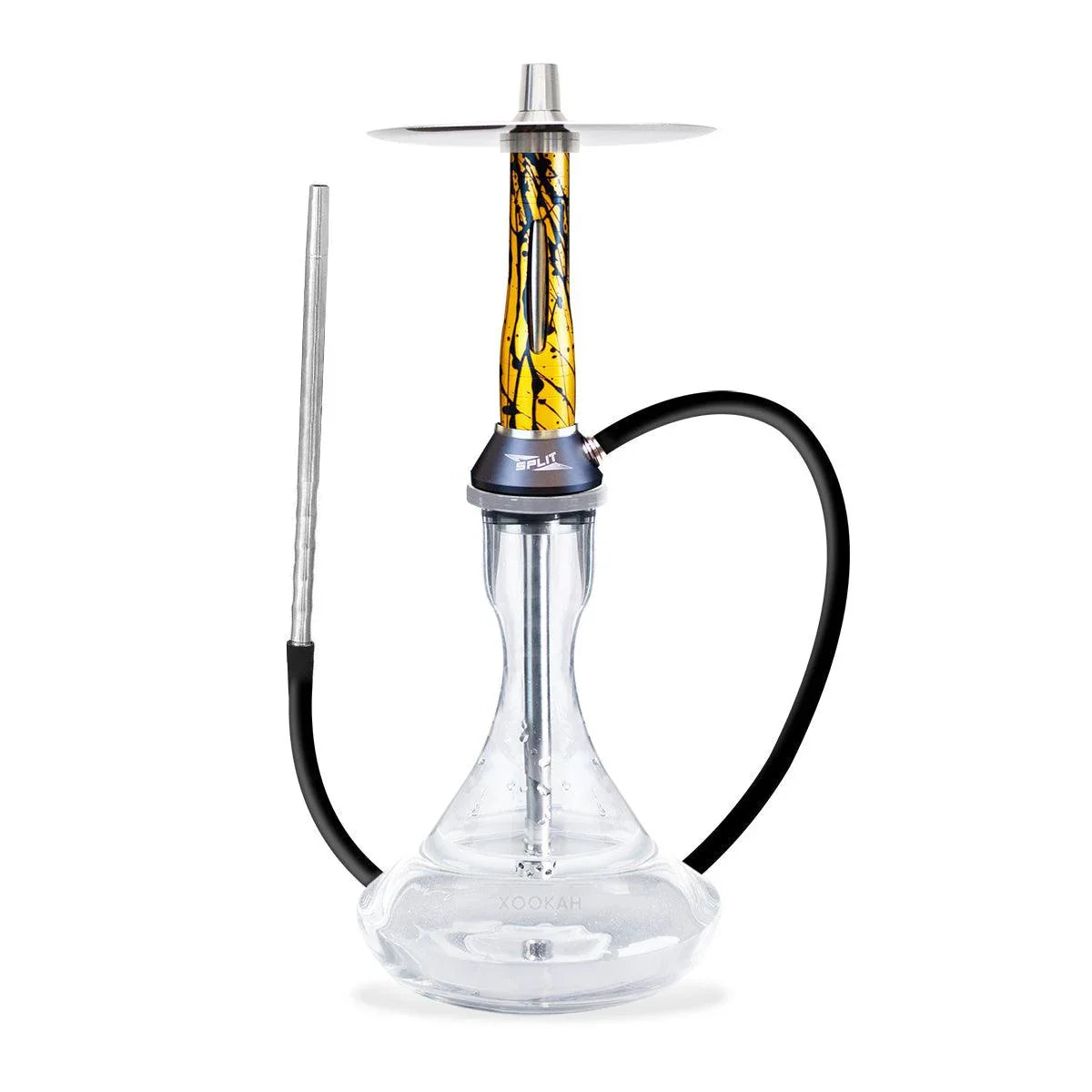 Nova Smoke Split Hookah - Gold Black - shishagear - UK Shisha Hookah Black Friday