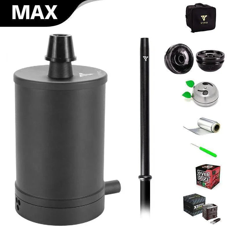 Aeon Vyro One V2 - Steel Black - shishagear - UK Shisha Hookah Black Friday