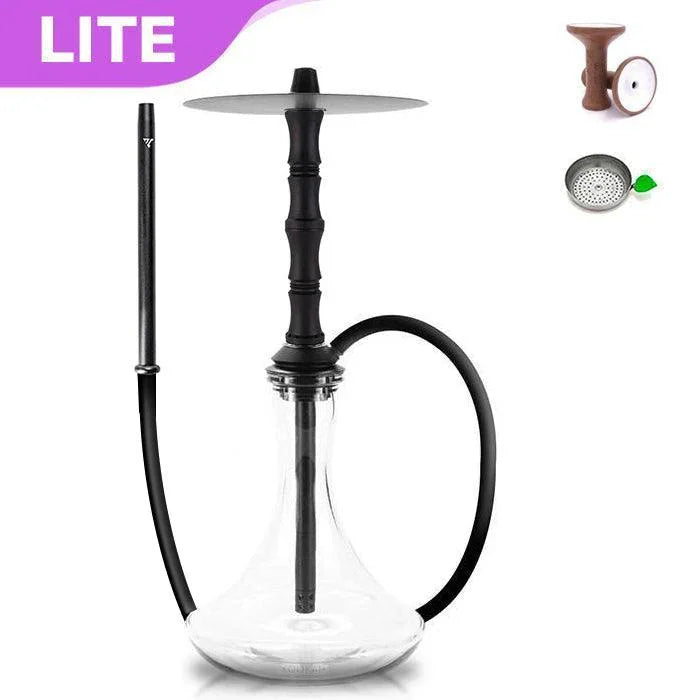 Vyro Versa with V1 Black Sleeve &amp; Blow Off Hookah Set - Black - shishagear - UK Shisha Hookah