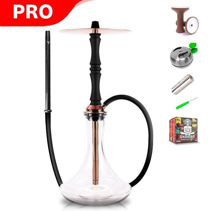 Vyro Versa with V3 Black Sleeve & Blow Off Hookah Set - Rose - shishagear - UK Shisha Hookah