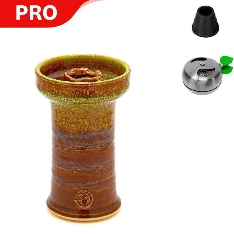 Alpaca Mini Rook Bowl - Green/Brown - shishagear - UK Shisha Hookah Black Friday