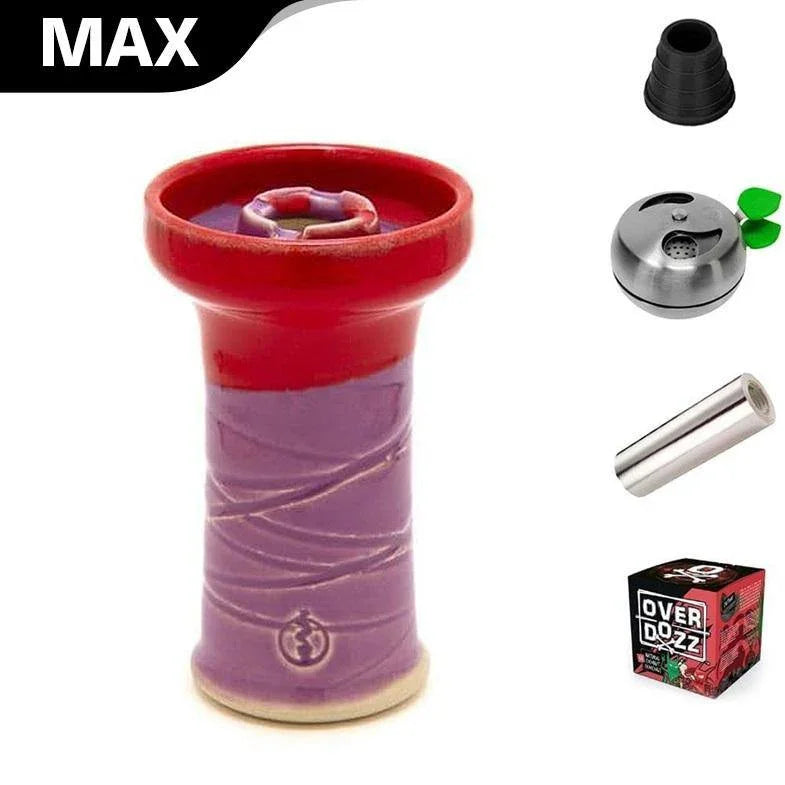 Alpaca Mini Rook Bowl - Red/Purple - shishagear - UK