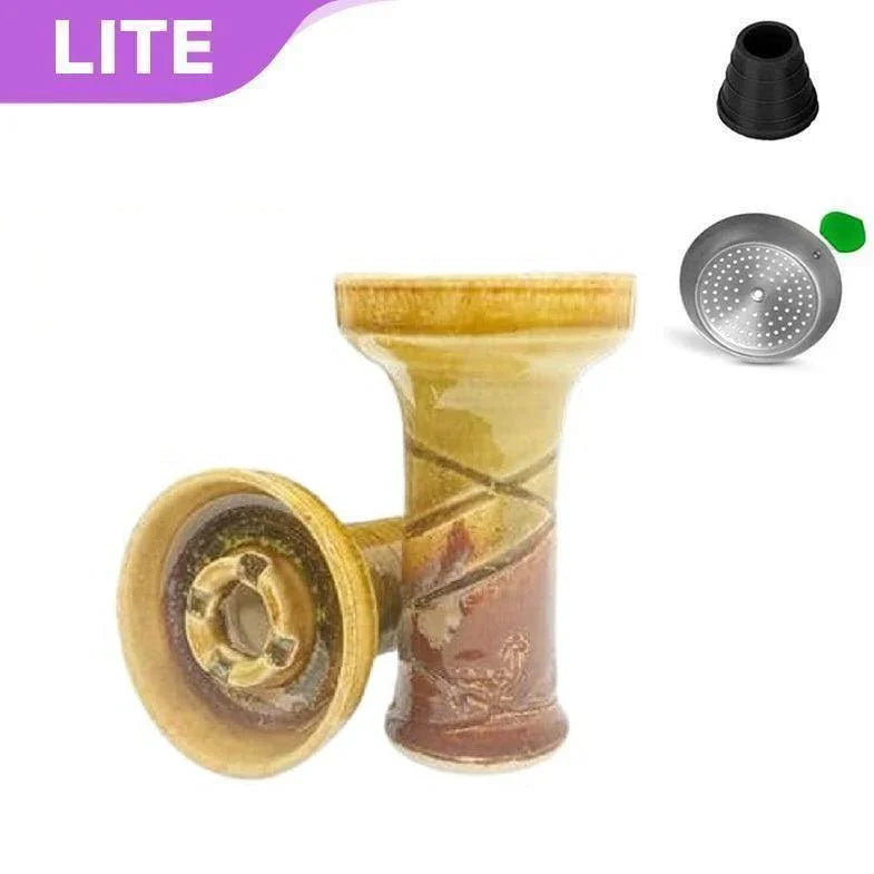 Alpaca Mini Rook Bowl - Yellow Wood - shishagear - UK Shisha Hookah Black Friday