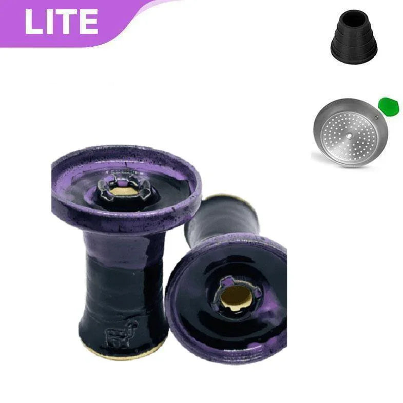 Alpaca Rook Hookah Bowl - Purple Black - shishagear - UK