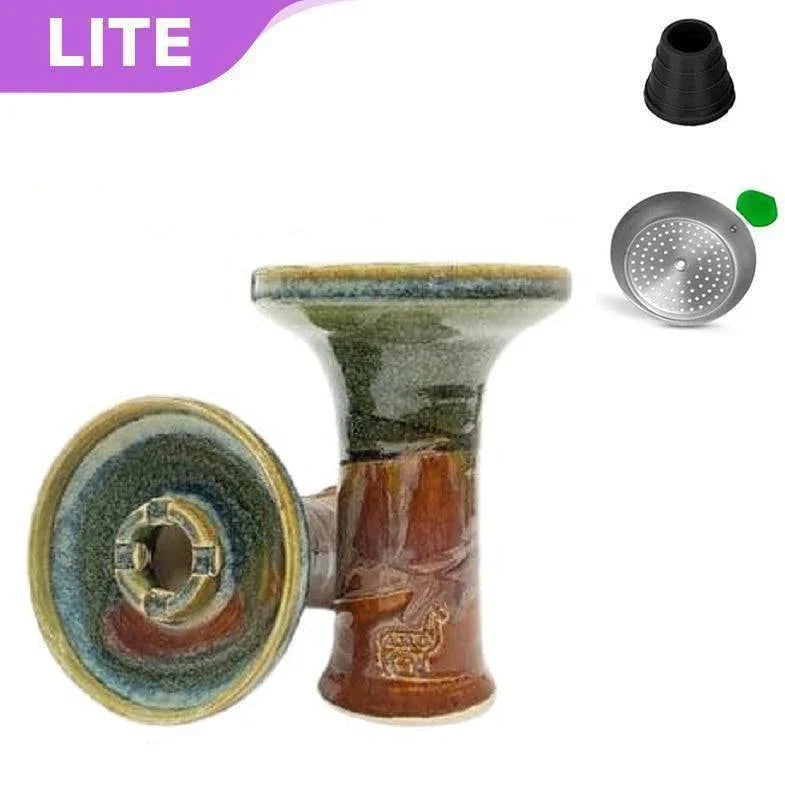 Alpaca Rook Shallow Bowl - Chameleon Top - shishagear - UK Shisha Hookah Black Friday