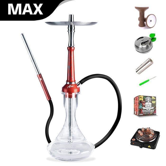 Ash Wood Atomic Hookah - shishagear - UK Shisha Hookah Black Friday