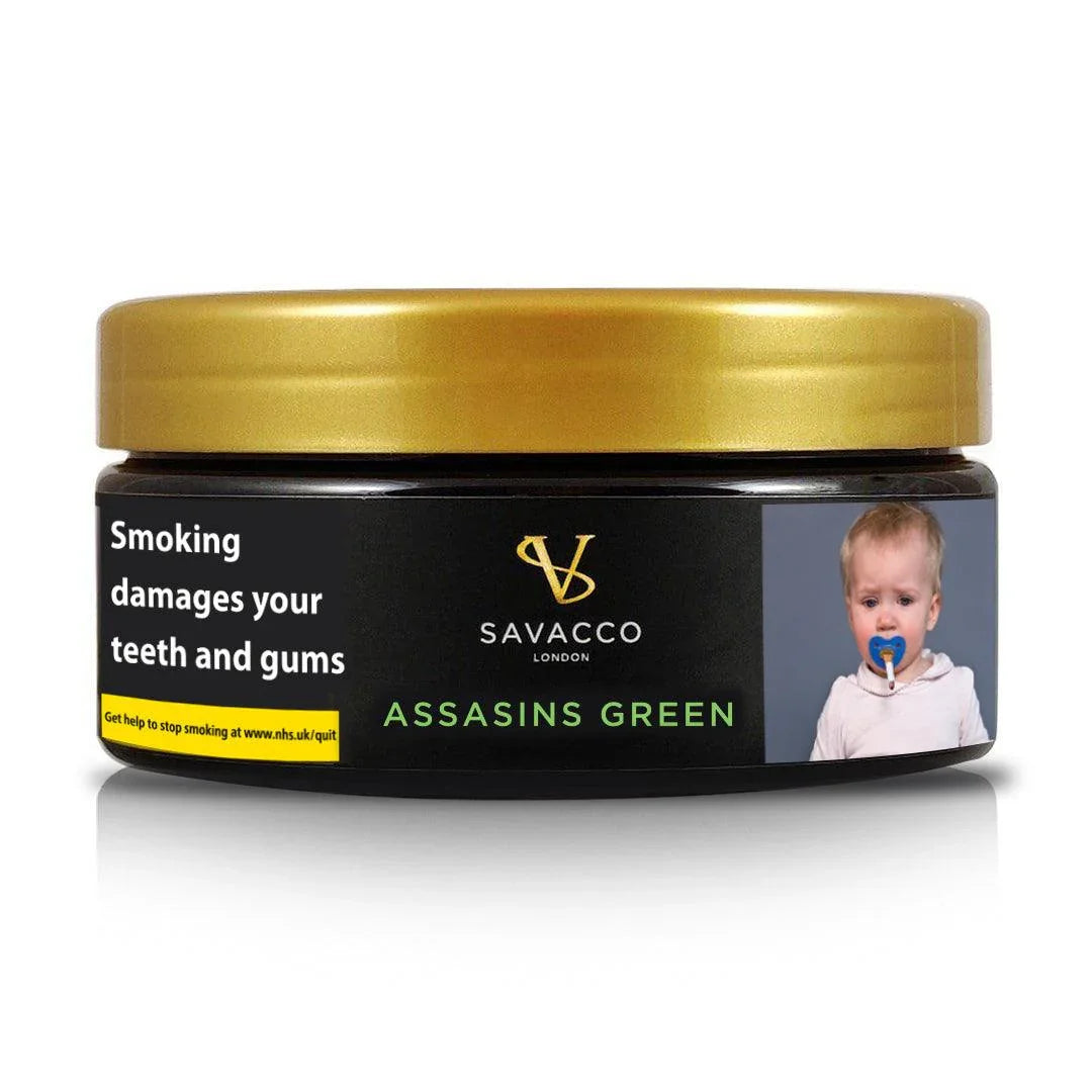 Savacco Assassins Green - shishagear - UK Shisha Hookah Black Friday