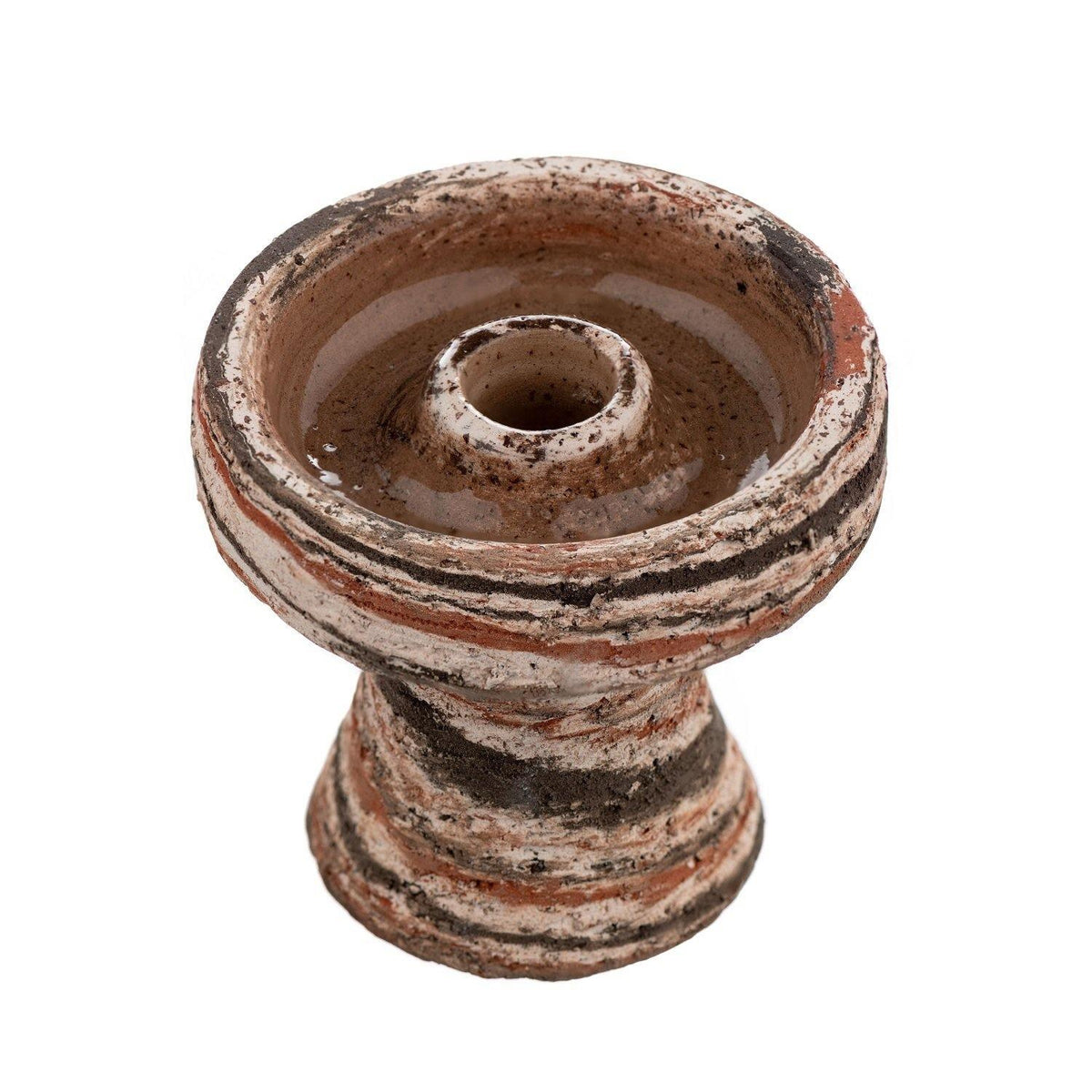 Hustla Clay Bowl One Hole with Sieve - shishagear - UK Shisha Hookah Black Friday