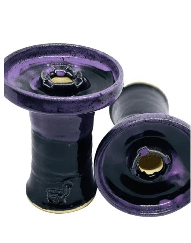Alpaca Rook Hookah Bowl - Purple Black - shishagear - UK