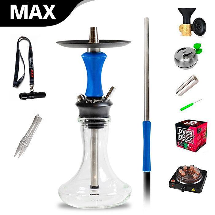Big Jonny Hookah ESS (Evil Stainless Steel) - Blue - shishagear - UK Shisha Hookah Black Friday