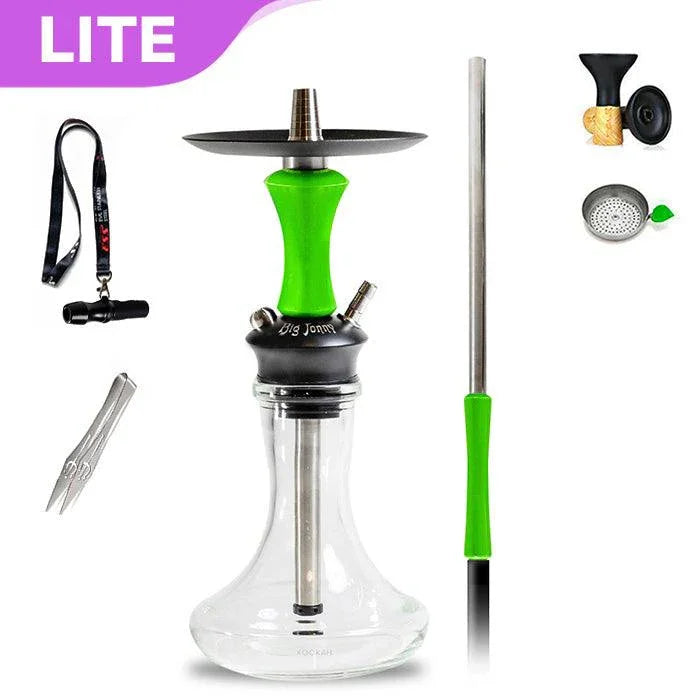 Big Jonny Hookah ESS (Evil Stainless Steel) - Green - shishagear - UK Shisha Hookah Black Friday