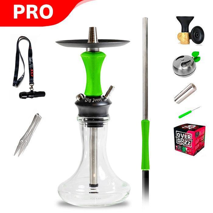 Big Jonny Hookah ESS (Evil Stainless Steel) - Green - shishagear - UK Shisha Hookah Black Friday