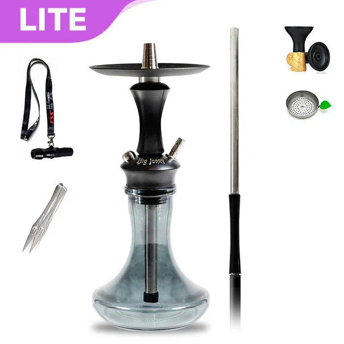 Big Jonny Hookah ESS (Evil Stainless Steel) - Black - shishagear - UK Shisha Hookah Black Friday