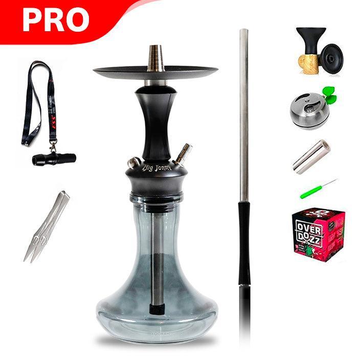 Big Jonny Hookah ESS (Evil Stainless Steel) - Black - shishagear - UK Shisha Hookah Black Friday