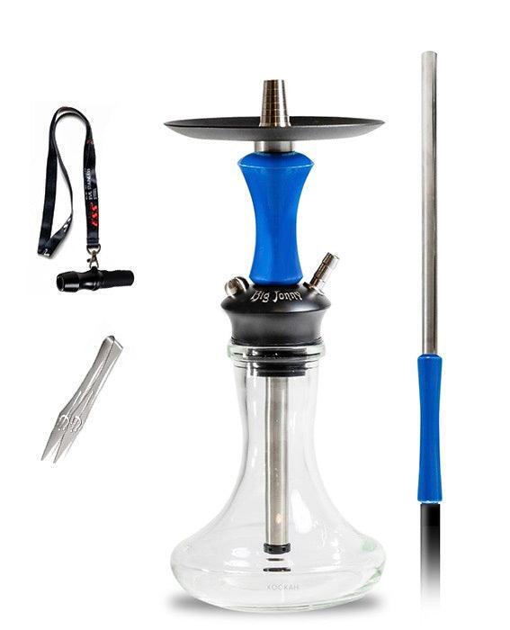 Big Jonny Hookah ESS (Evil Stainless Steel) - Blue - shishagear - UK Shisha Hookah Black Friday