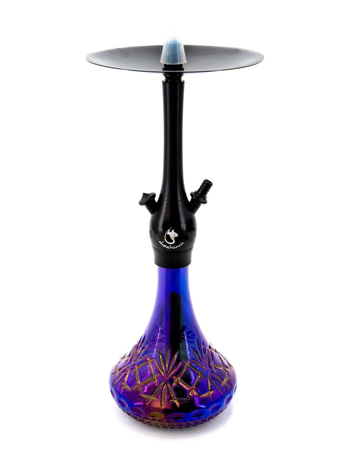 Dschinni Crystal Chucky Hookah - Black Purple Rain - shishagear - UK