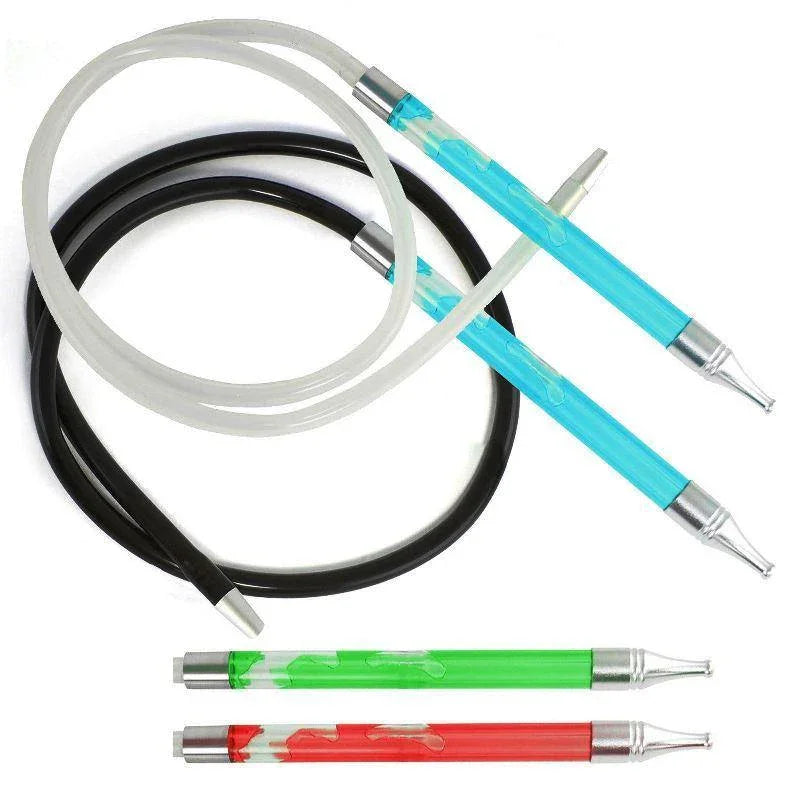 Shishagear Silicone Hose with Ice Tip Handle - shishagear - UK Shisha Hookah Black Friday