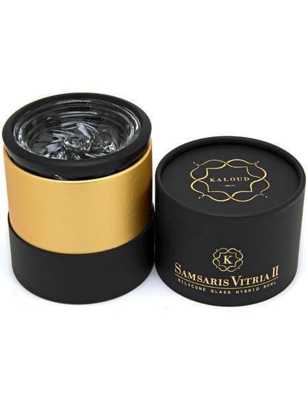 Kaloud Samsaris Vitria II Silicone Glass Hybrid Bowl - shishagear - UK Shisha Hookah Black Friday