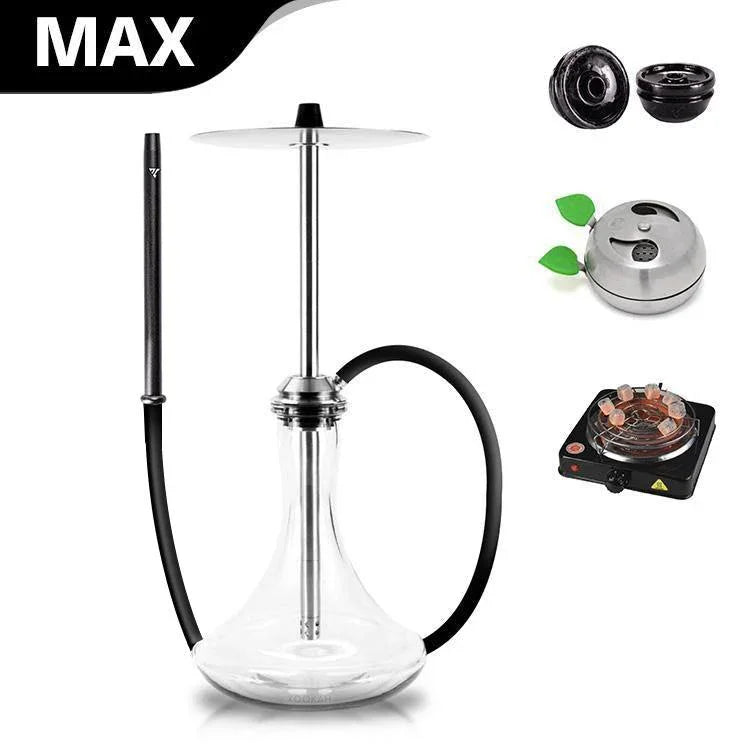 Aeon VYRO Versa Hookah - Steel - shishagear - UK Shisha Hookah Black Friday