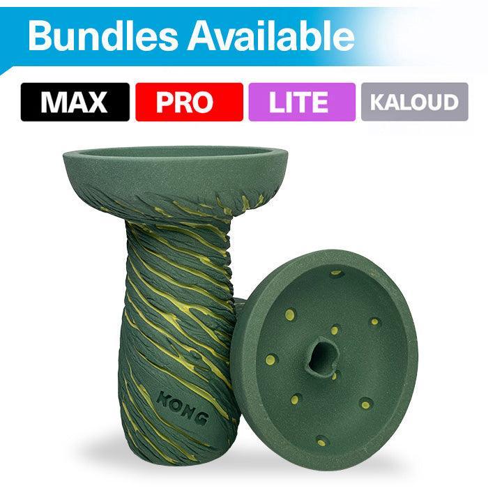 Kong Hookah Bowl - Lava Phunnel Deep Green - shishagear - UK Shisha Hookah Black Friday