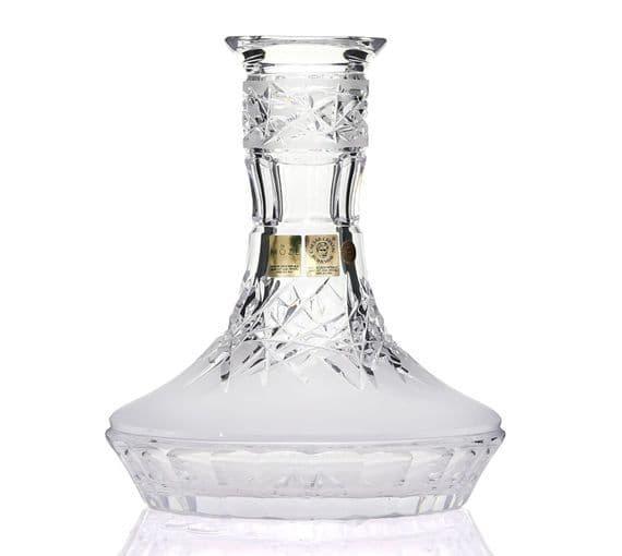 Caesar X Moze Crystal Bohemia Base - Arc Hoarfrost Down Mini (Clear) - shishagear - UK Shisha Hookah