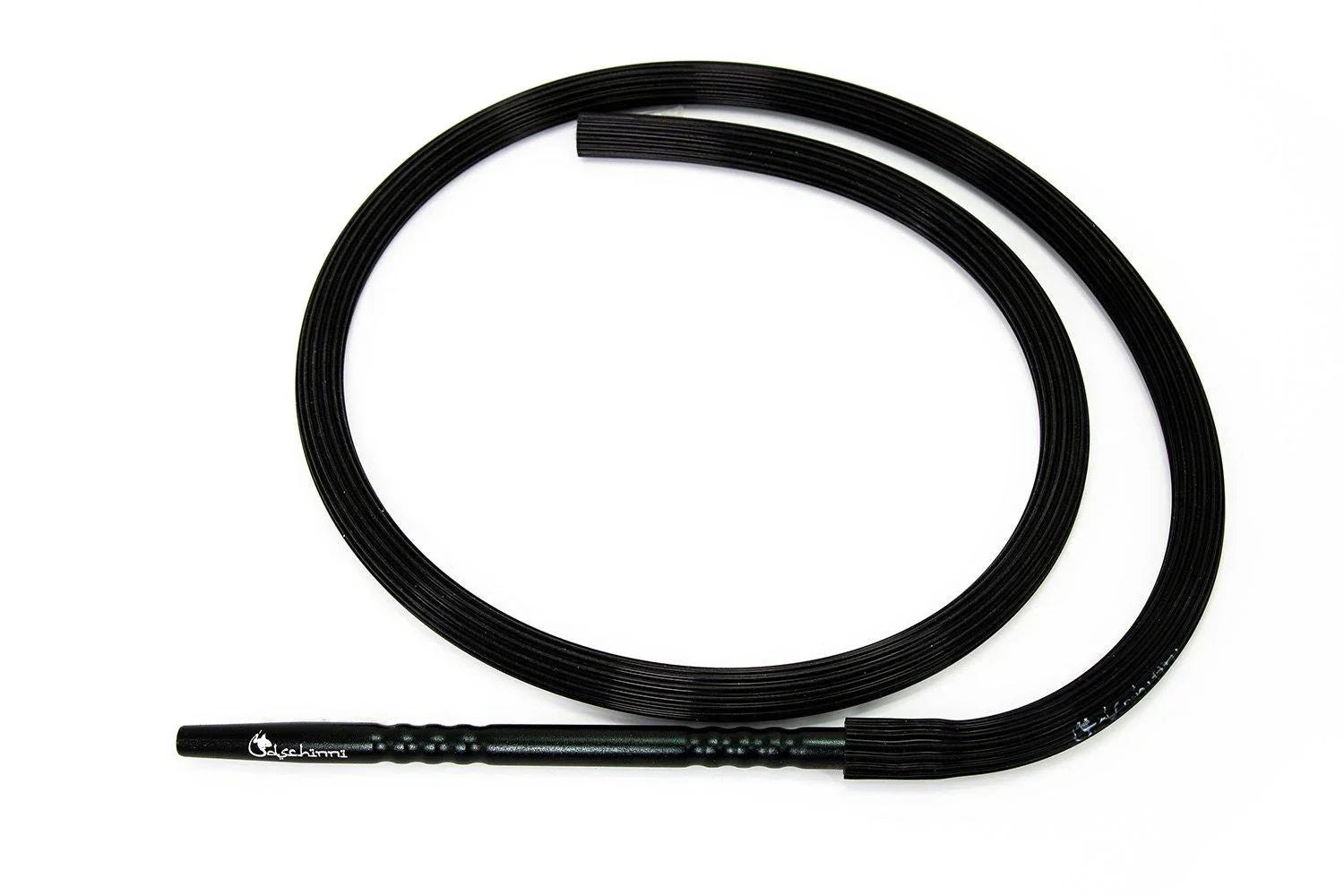 Dschinni Candyhose Black with Aluminium Black Mouthpiece - shishagear - UK Shisha Hookah Black Friday