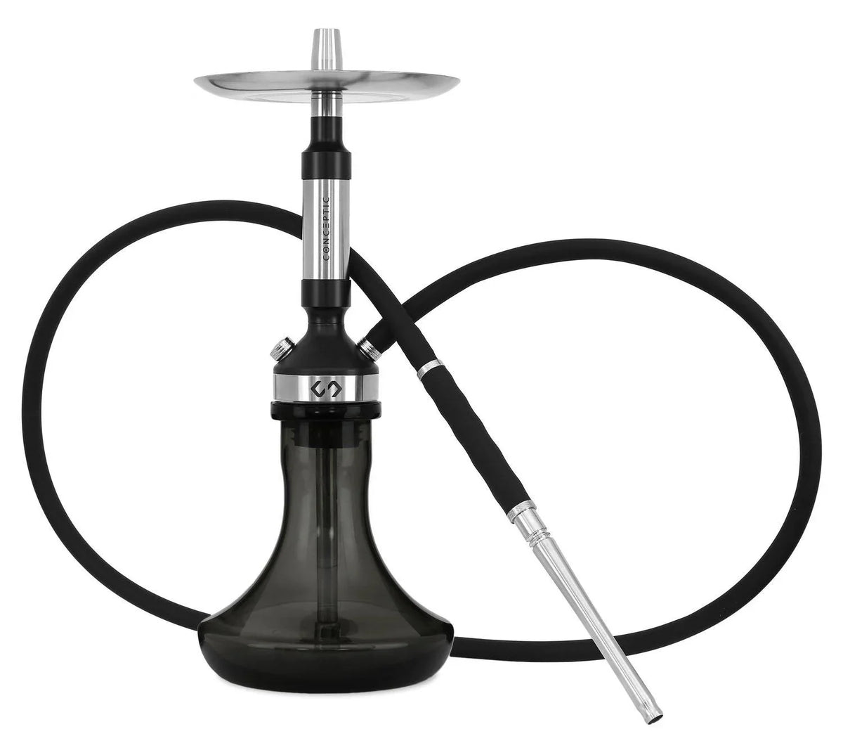 Conceptic Smart Steel Shisha Black - shishagear - UK