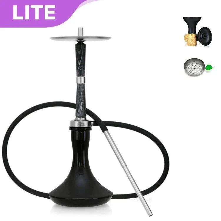 Ash Wood Hookah Electro Storm V2 Shisha Set - Dark Nights - shishagear - UK