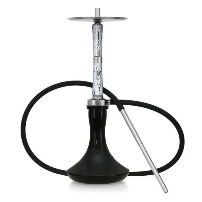 Ash Wood Hookah Electro Storm V2 Shisha Set - Snow White - shishagear - UK