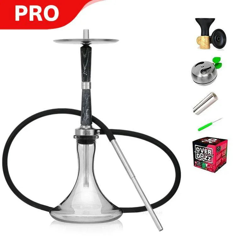 Ash Wood Hookah Electro Storm V2 Shisha Set - Dark Nights - shishagear - UK