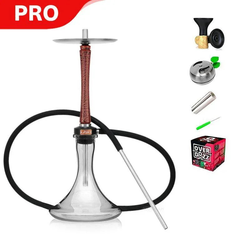 Ash Wood Hookah Haze Jungle Shisha Set - Sunset - shishagear - UK