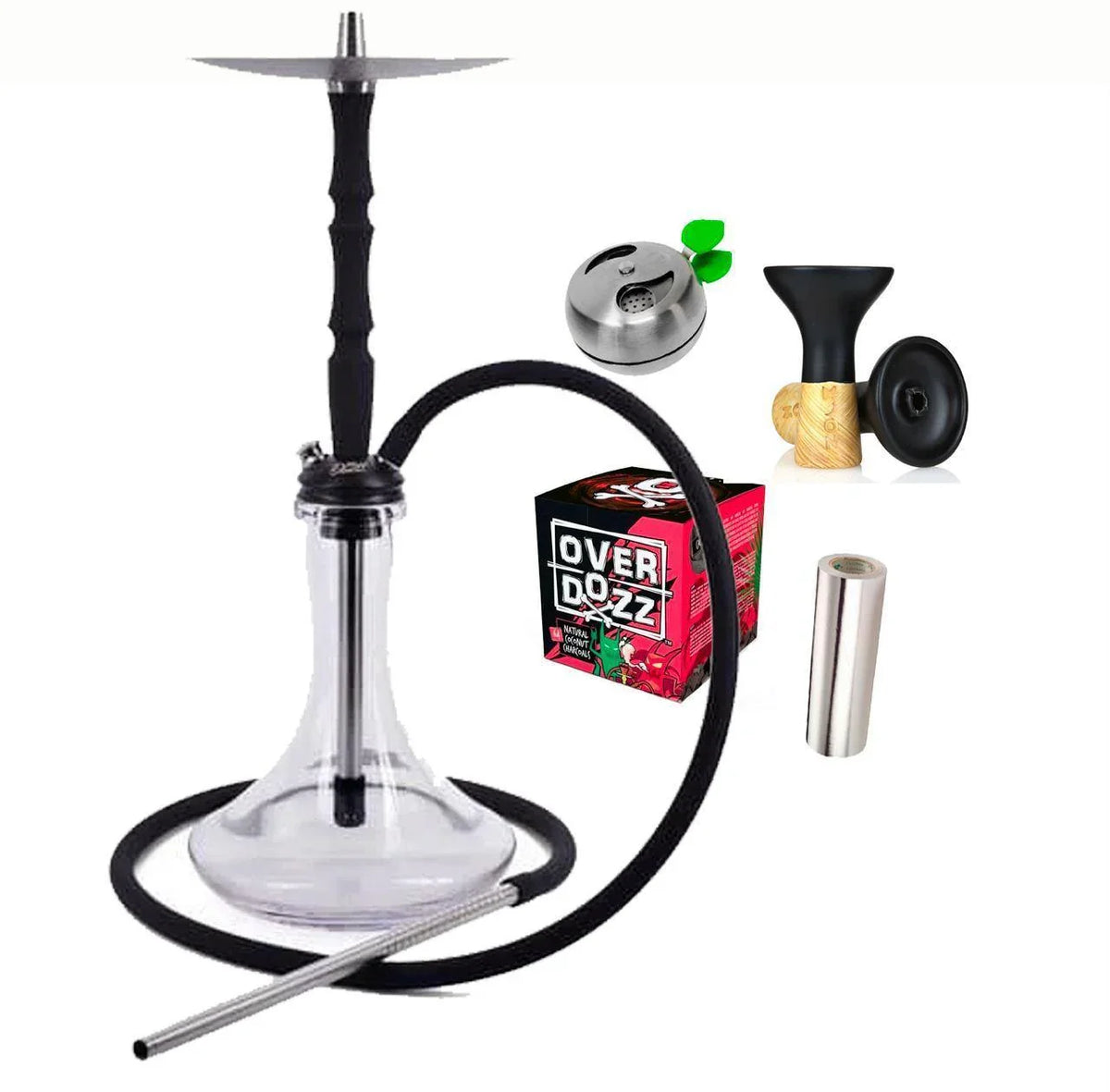 DSH Eco Shisha Black Bundle Set - shishagear - UK