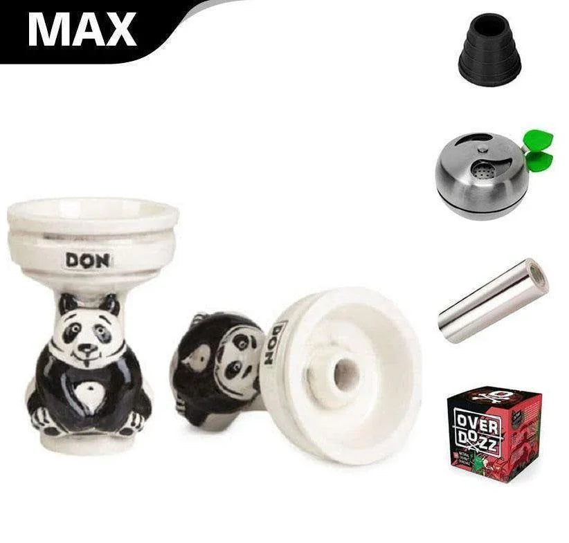 Don Bowl Phunnel Statue - Panda - shishagear - UK