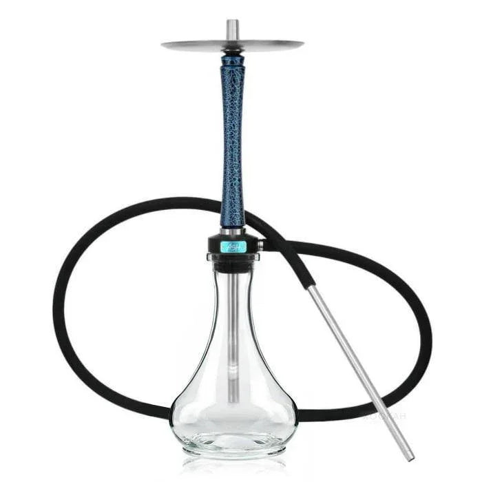 Ash Wood Hookah Haze Jungle Shisha Set - Blue - shishagear - UK