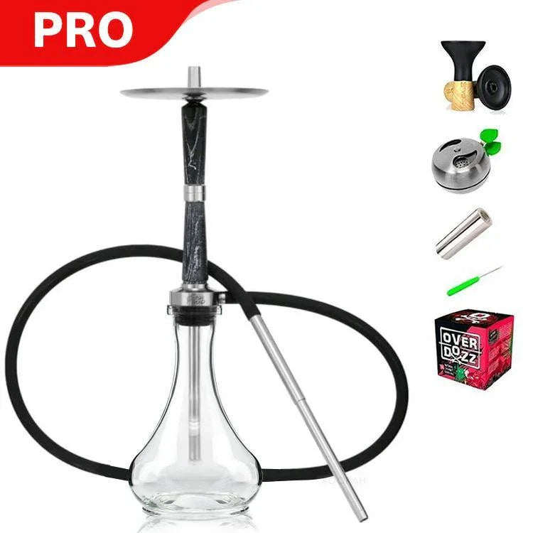 Ash Wood Hookah Electro Storm V2 Shisha Set - Dark Nights - shishagear - UK