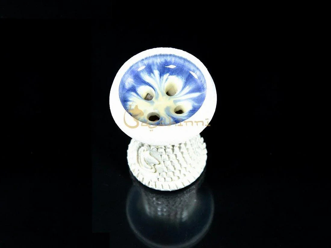 Dschinni Firebrick Nero Blue Bowl (not compatible with Seflex) - shishagear - UK Shisha Hookah Black Friday